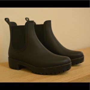 Jeffrey Campbell Chelsea Rainboots (Black)